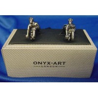 ONYX-ART CUFFLINK SET - BOWLS